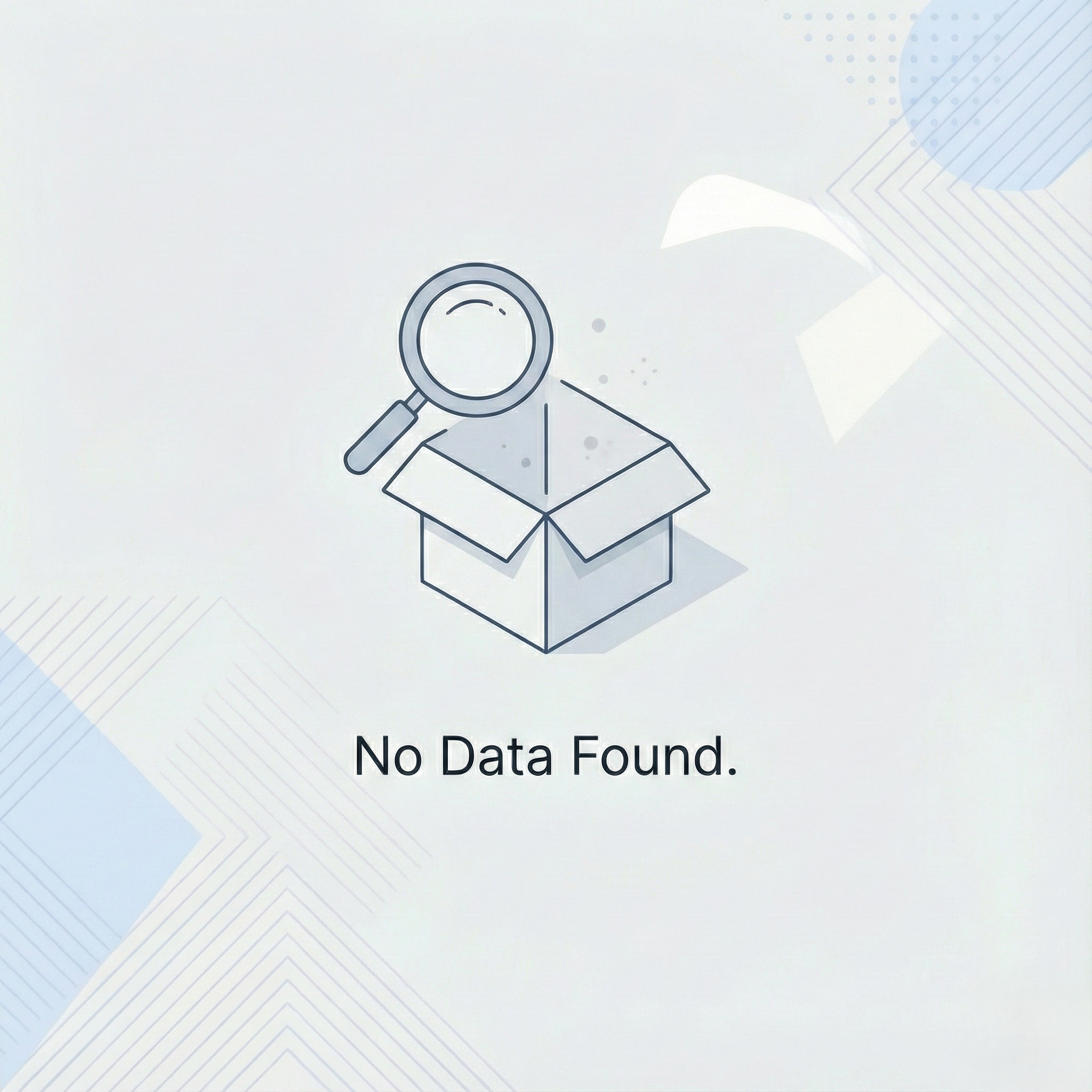 No Data Found